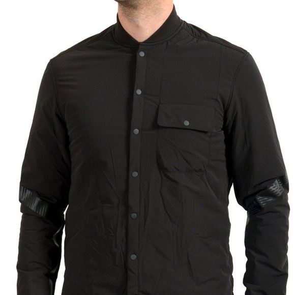 Hugo Boss Men's "Bonne_X" Black Windbreaker Jacket